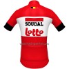 Wielershirt 2022 Lotto Soudal Rood Wit
